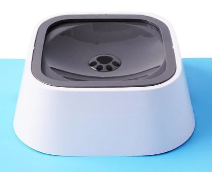 Dog Drinking Water Bowl Floating Non-Wetting Mouth Cat Bowl without Spill Drinking Water Dispenser Plastic Anti-Over Dog Bowl