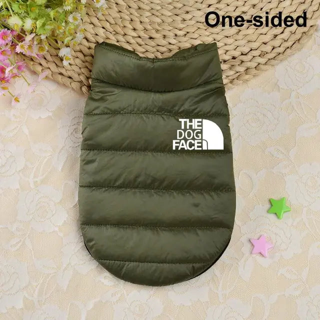 Double Sided Dog Coat Winter Warm