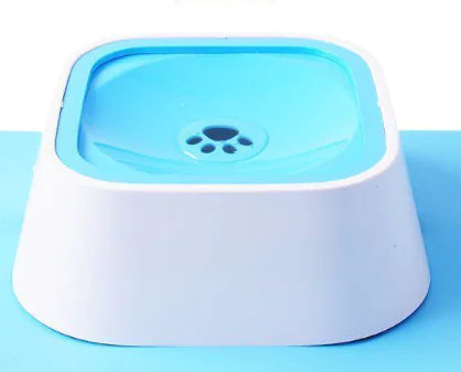 Dog Drinking Water Bowl Floating Non-Wetting Mouth Cat Bowl without Spill Drinking Water Dispenser Plastic Anti-Over Dog Bowl